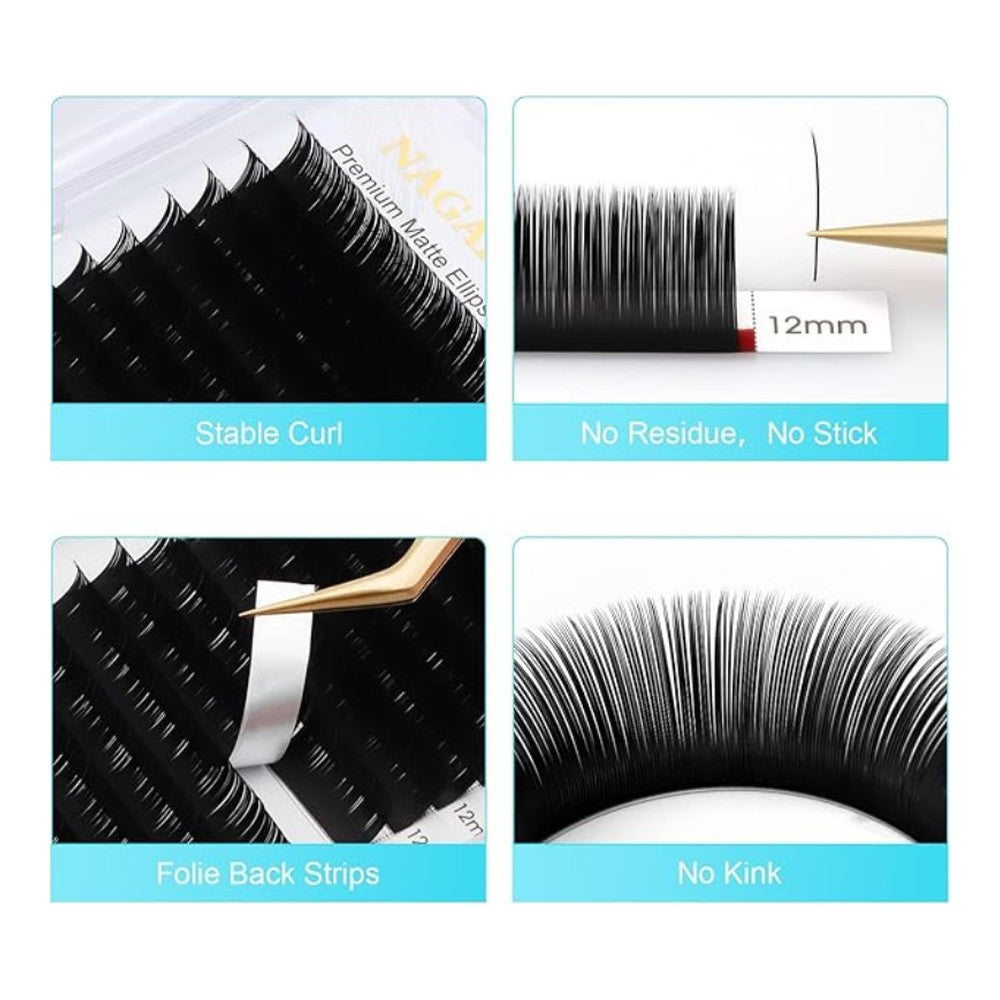 Nagaraku Flat Matte Ellipse