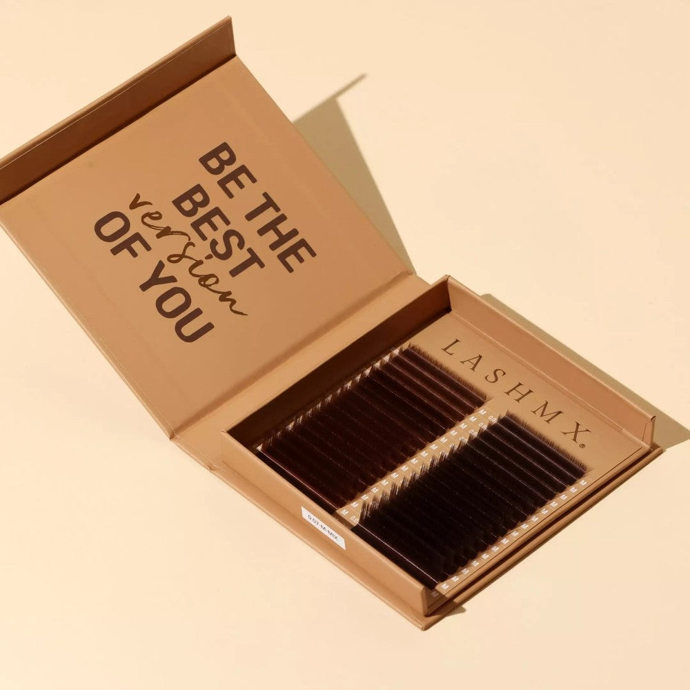 LashMx Brown Lashes 32 Filas DUO